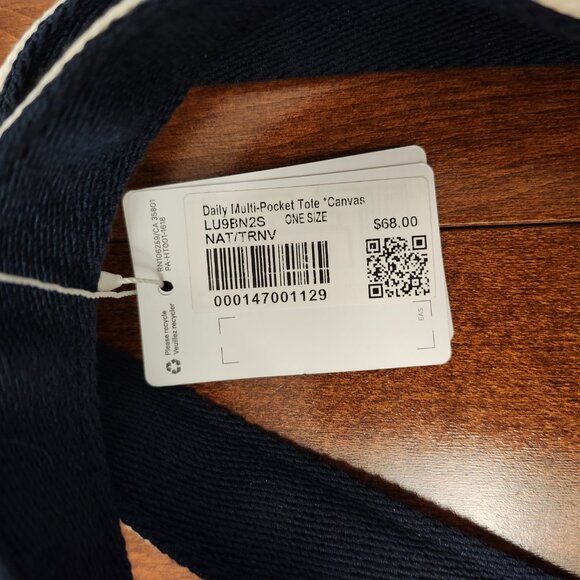 Lululemon daily multi pocket canvas tote in white - Picture 4 of 7